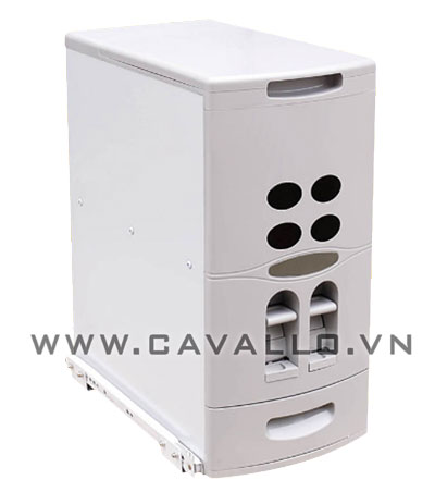 THÙNG ĐỰNG GẠO 2 NÚT NHẤN CA-B184