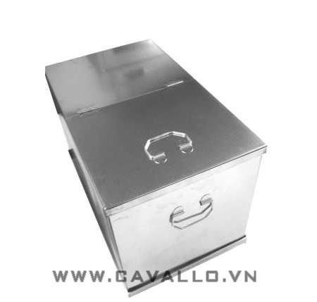 THÙNG ĐỰNG GẠO INOX ÂM TỦ CA-TDG1