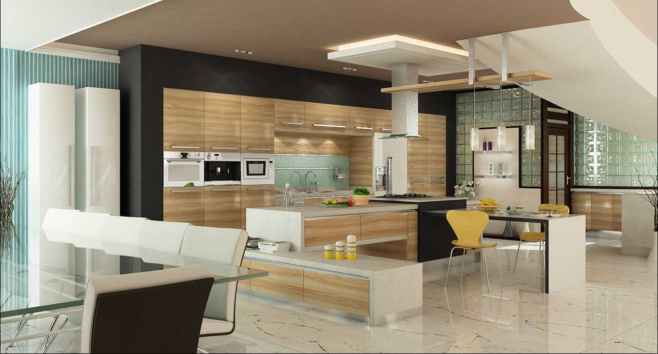 TỦ BẾP HIỆN ĐẠI 04