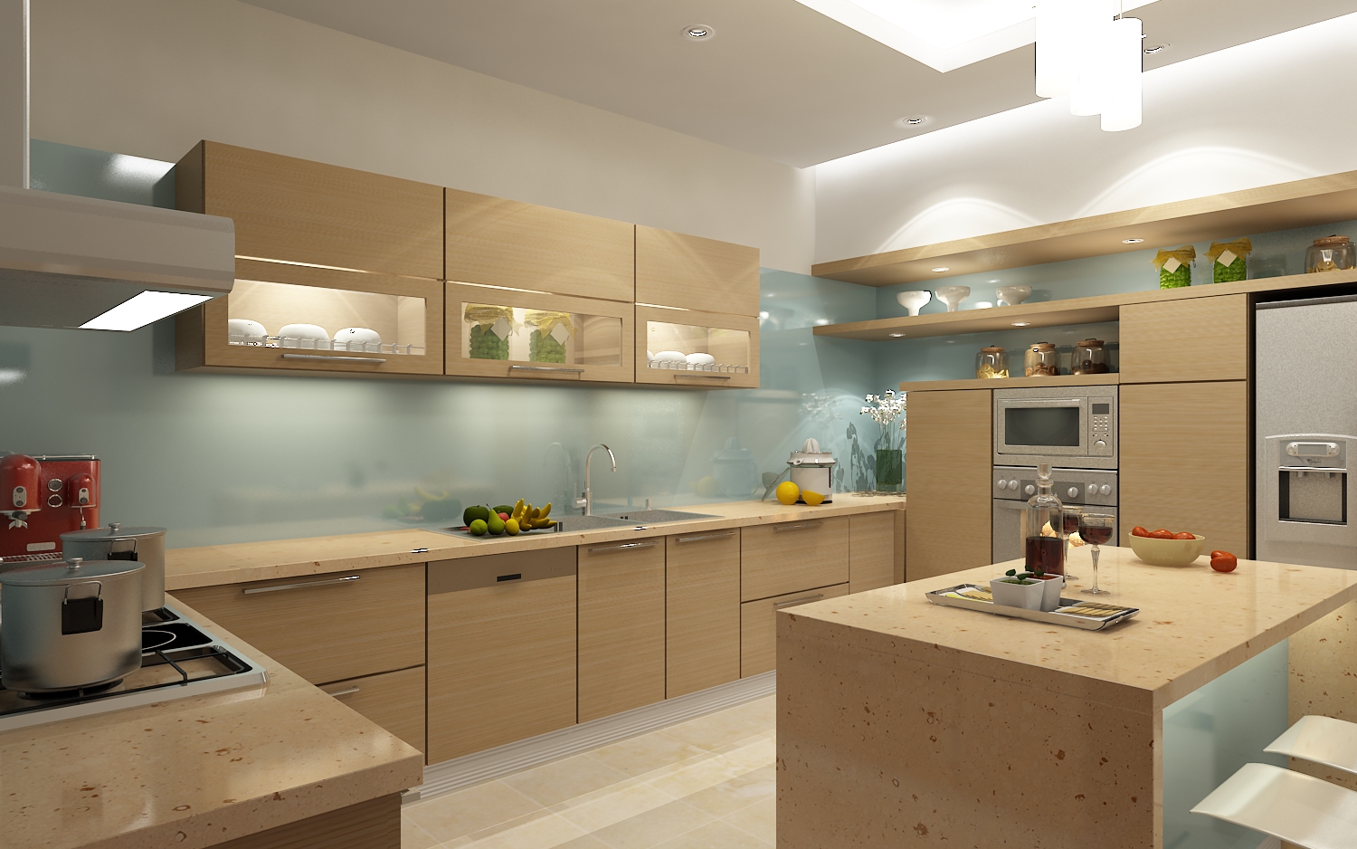 TỦ BẾP HIỆN ĐẠI 06